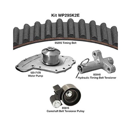 Dayco 09-10 Vw Routan V6 4.0L Water Pump Kit, Wp295K2E WP295K2E